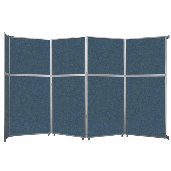 Operable Wall Folding Room Divider 15'7" x 10'3/4" Caribbean Fabric